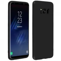 Forcell Soft Touch Funda de Silicona Negra para Samsung Galaxy S8