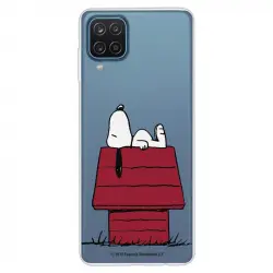 Funda Oficial de Peanuts Snoopy Casa para Samsung Galaxy A12