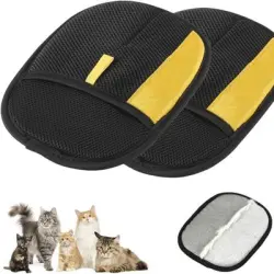 MCBOSON Guantes antiestáticos cuidado eliminación suave pelo perros gatos - 1 artículo