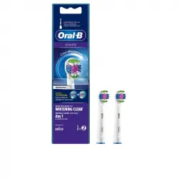 Oral-B 3D White Whitening Clean Cabezales para Cepillo de Dientes Eléctrico 2 Unidades