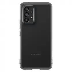 Samsung Soft Clear Cover Funda TPU Flexible Negra para Galaxy A53 5G