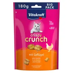 Vitakraft Crispy Crunch snacks con ave para gatos - 180 g