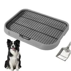 ZooVenture Arenero gris para perros de 49*39*10 cm - Gris 49*39*10cm