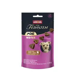 Animonda Vom Feinsten Adult Mini Bites - 10 x 50 g pollo con caza y manzana - Pack Ahorro