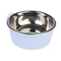 Cuenco con fijación de rosca TIAKI para jaulas - 13 x 11,5 x 4,5 cm (L x An x Al)