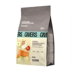 Givers Pienso Natural Para Perros de Razas Mini con Salmón, 6 Kg