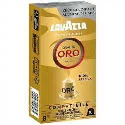 Lavazza Qualitá Oro Cápsulas para Cafeteras Nespresso Caja de 10 Unidades