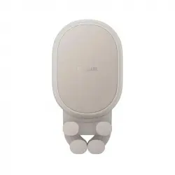 Soporte Para Teléfono Celular Para Automóvil Baseus Con Carga Inalámbrica De 15w Beige