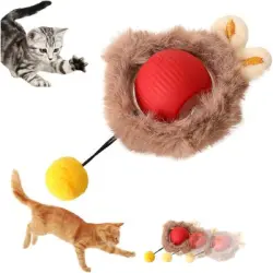 UAMLY Un gato saltando con una pelota - Artículo 1