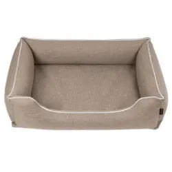 Cama Para Perros Cesta Para Perros Mestizo Mallorca Standard 80x60 Cm Color Beige/blanco