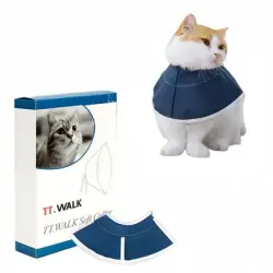 FurryFusion Collar para gatos anti-mordeduras de tela no tejida - METRO