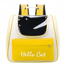 FurryFusion Mochila para mascotas - AMARILLO