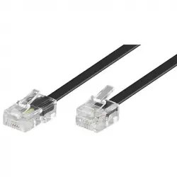 Goobay Cable Adaptador de Red RJ11 a RJ45 3m Negro