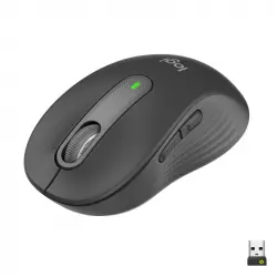 Logitech Signature M650 Ratón Bluetooth para Manos Pequeñas a Medianas, Clics Silenciosos Gris