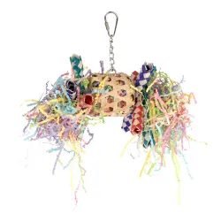 para pájaros TIAKI de bambú y papel - 18 x 13 x 12 cm (L x An x Al)