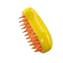 Pawffee Peine pulverizador eléctrico para mascotas, amarillo - 1 pieza