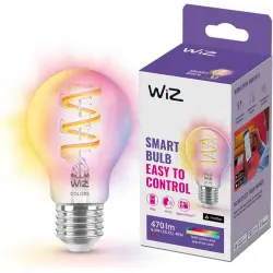 WIZ Bombilla Inteligente con Filamento LED WiFi 6.3W E27 A60 RGB