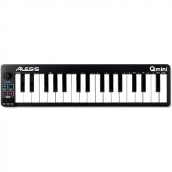 Alesis Qmini USB MIDI Teclado Controlador MIDI USB Portátil de 32 Teclas