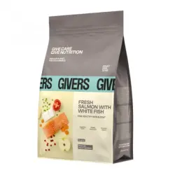 Givers Pienso Natural Para Perros de Razas Medianas y Grandes con Salmón, 12 Kg