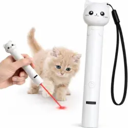 MCBOSON  láser recargable USB-C para gatos con 7 modos - 1 artículo