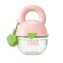 MCBOSON Taza de viaje Vitality Kettlebell para gatos y perros - Rosa - Rosa