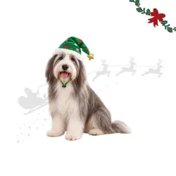 Wonder Christmas Gorro Árbol Navidad para perros - M/L (33 x 17 x 2 cm)