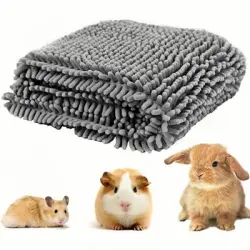 ZooVenture Alfombrilla reutilizable para jaula de cobayas - Gris