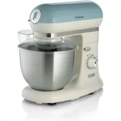 Ariete 1588/05 Batidora Amasadora Vintage 1200W Azul/Crema