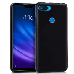 Cool Funda Silicona Negra para Xiaomi Mi 8 Lite