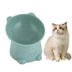 IntiMeg Comedero nórdico inclinado para gatos y perros - 1 pieza