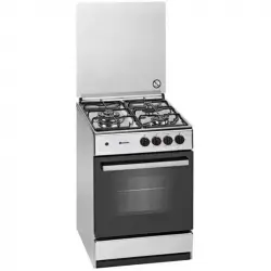 Meireles E541XNAT Cocina de Gas Natural 3 Zonas + Horno Eléctrico 55L Acero Inoxidable