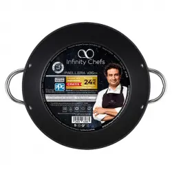Paellera Infinity Chefs Idal Acero Inoxidable Aluminio Forjado Ø 36 Cm