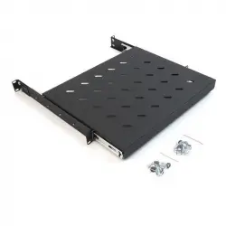 Powergreen Bandeja Movible 1U para Armario Rack de 19" con Fondo de 60cm