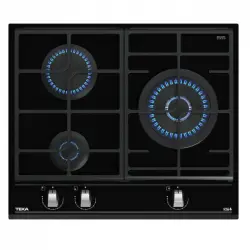 Teka GZC 63310 Placa de Gas Natural 3 Zonas 60cm Negra