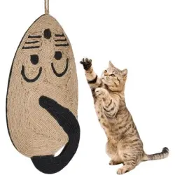 UAMLY Alfombrilla de sisal con forma de pata de gato para ratones - Artículo 1