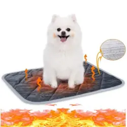 IntiMeg Alfombrilla calefactable para coches, ideal para gatos y perros - S 40 x 50 cm