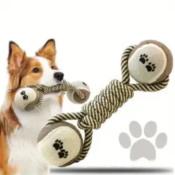 MCBOSON Bola de sujeción para la limpieza bucal del perro - Una pieza