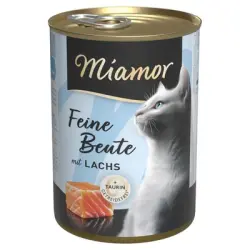 Miamor Feine Beute 12 x 400 g - Salmón