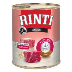 Rinti Sensible 6 x 800 g - Vacuno con arroz