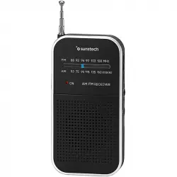 Sunstech RPS44 Radio Portátil Analógica Negra