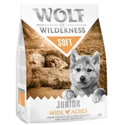 Wolf of Wilderness Junior Soft Wide Acres con pollo - 1 kg