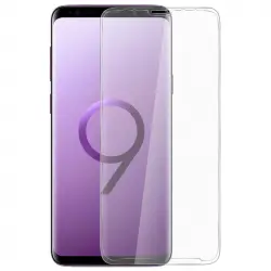 Avizar Protector de Cristal Templado 5D con Bordes Curvos para Samsung Galaxy S9 Plus