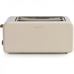 Create Toast Retro Stylance Tostadora Diseño Retro 2 Ranuras XL 1500W Arena