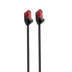 Ewent Cable de Red Slim U/UTP Cat 6 25cm Negro