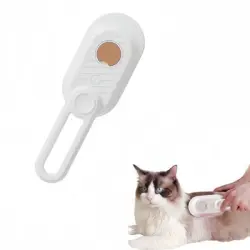 FurryFusion Cepillo de vapor para el aseo de gatos - Blanco
