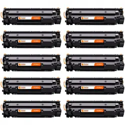 Pccom Essential HP CE285a/CE278a/CB435a/CB436a Tóner Compatible Negro Pack 10