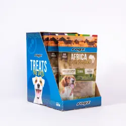 Rogz Snack Piel y Pelo de cebra con Omega 3 y 6 para Perros - 600 g