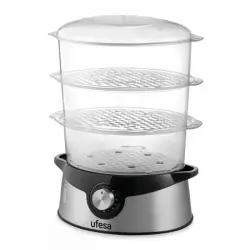 Ufesa CV4000 Vaporino Vaporera 9L 1700W Negro/Inox