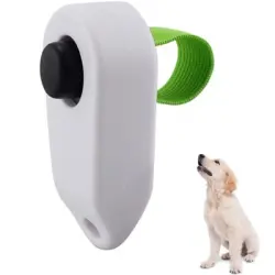 IntiMeg Clicker para el adiestramiento canino - Blanco