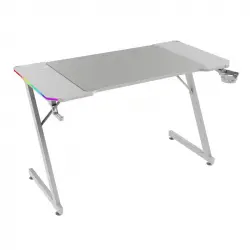 Mars Gaming MGD-X120RGB Mesa Ergonómica ARGB Mando Alfombrilla XXL Soportes Externos 120x60cm Blanco